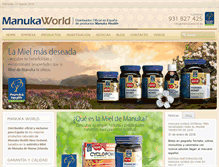 Tablet Screenshot of manukaworld.es